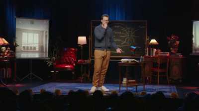 That's good. You can do that.
(audience cheering) - Hank Green: Pissing Out Cancer