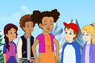 That's great and everything, but
all this swaying is making me tree-sick. - The Magic School Bus Rides Again