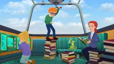 That's great! We sent you info
about the Coriolis effect. - The Magic School Bus Rides Again: The Frizz Connection