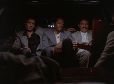 That's half.
You'll get the other half
when we see the goods. - Miami Vice