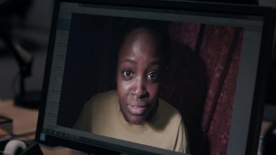 That's her. It's his sister. - Shetland