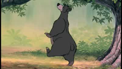 That's how a bear can rest at ease! - The Jungle Book