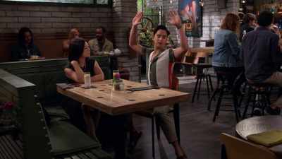 That's how I found out
"hands up, feet apart" - Pretty Smart