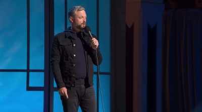 That's how much choking…
We go to a restaurant, - Nate Bargatze: The Greatest Average American