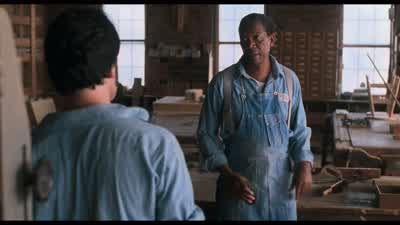 What's he in here for anyway Murder The hell you say Hmm You wouldn't think it to look at the guy Caught his wife in bed with some golf pro Greased them both What About four years ago I was in Thomaston on a two to three stretch I stole a car It was a - The Shawshank Redemption
