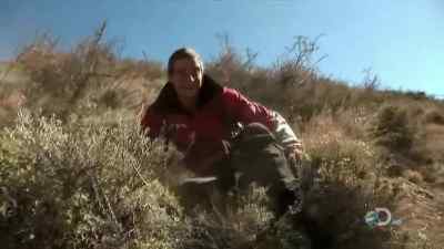 THAT'S HOW TO GET DOWN
THE SCREE SLOPE. - Man vs. Wild