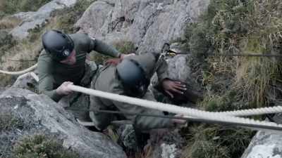 That's it.
All the way up to the top now. - Celebrity SAS: Who Dares Wins