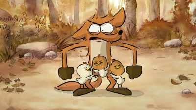 That's it, I've had enough!
I don't wanna see you anymore! - The Big Bad Fox and Other Tales