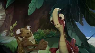 That's because it only comes out
one night a year, - Gigantosaurus