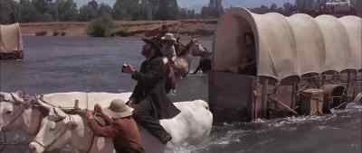 That's it, preacher, ride 'em. - The Way West