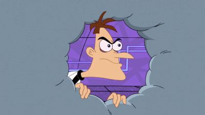 That's it. Run away,
Perry the Scaredy-- Oh. - Phineas and Ferb