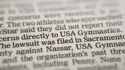 That's kind of when - Athlete A