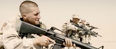 That's his left hand. - Jarhead