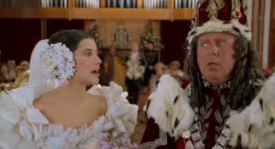 THAT'S IT I'M GONNA TAKENO MORE CHANCESBUT TO MAKE A SHORT VERSIONPRINCE VALIUM DO YOU TAKE PRINCESS VESPATO BE YOUR LAWFULLY WEDDED WIFE UH HUHPRINCESS VESPA DO YOU TAKE PRINCE VALIUMTO BE YOURLAWFULLY WEDDED HUSBANDUH WELL I I SUPPOSEWELL OH I DON'T - Spaceballs