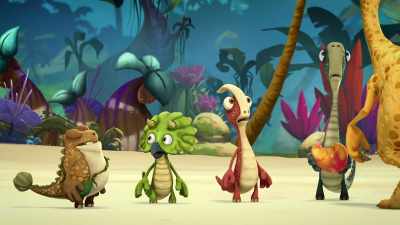 That's Marsh! Come on,
we gotta get to the swamp! - Gigantosaurus