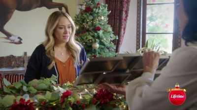 That's me.
I'm with my mom and dad. - Blending Christmas