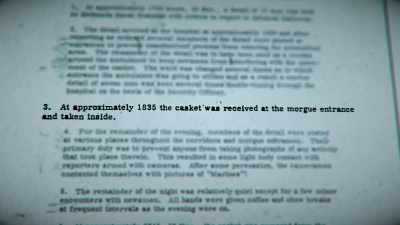 That's military time for 6:35 p.m. - JFK: What The Doctors Saw