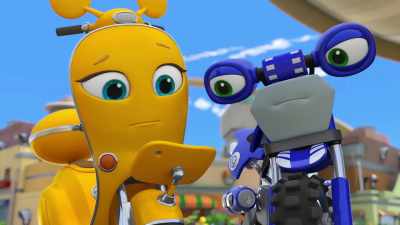 - That's not a smudge,
that's a glob. - Ricky Zoom