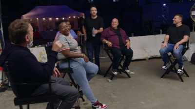 That's not real laughter.
She actually paid them." - Colin Quinn & Friends: A Parking Lot Comedy Show
