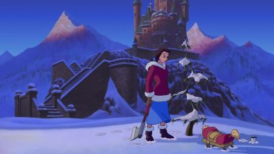 That's not it That's just a weed wishing it was a tree - Beauty and the Beast: The Enchanted Christmas