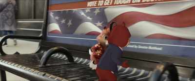 That's not the point.
Putty's office stunk of it, - Chip 'n Dale: Rescue Rangers