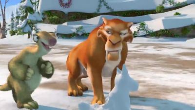 That's one crazy rock - Ice Age: A Mammoth Christmas