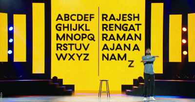 That's one less letter
than the entire alphabet. - Hasan Minhaj: Homecoming King
