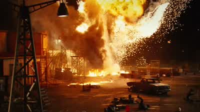 That's our cue. - Planet Terror