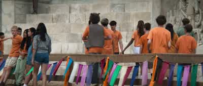That's our cue. - Percy Jackson and the Olympians