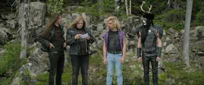 That's our name. Impaled ass.
- That's even better. - Heavy Trip