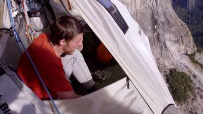That's professional
climber Tommy Caldwell - The Dawn Wall
