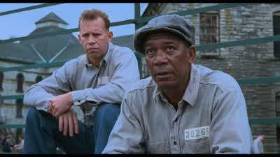 That's "institutionalized." - Shit. - The Shawshank Redemption