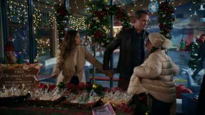 That's really sweet, but I
should probably watch the- - Mystery on Mistletoe Lane