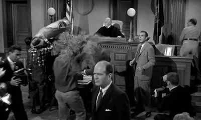 That's right, boys!
Just put it up there on the bench! - Son of Flubber