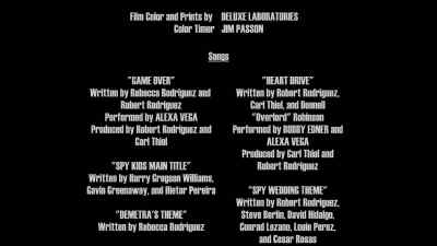 ♪ That's right, that's right ♪ - Spy Kids 3: Game Over