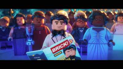 - That's me right there.
- I know who you are, Mr. Wayne. - The Lego Batman Movie