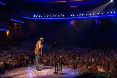 That's right You know what Tulsa spelled backward is - Blue Collar Comedy Tour Rides Again
