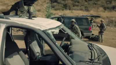 - That's Sasquatch's SUV.
Taliban painted it white. - 68 Whiskey