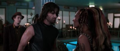 That's Snake Plissken What did you expect - Escape from L A