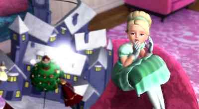 That's your snow globe.
You said I wasn't allowed to touch it. - Barbie in 'A Christmas Carol'