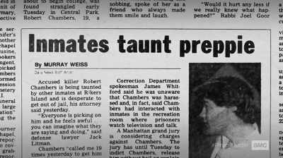 That's something his attorney
told News 4 - The Preppy Murder: Death in Central Park
