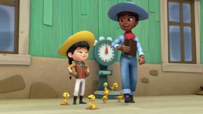 That's my special little
Rancheroo. Have fun! - Dino Ranch