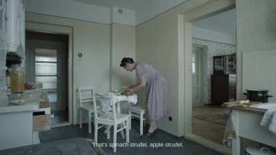 That's spinach strudel, apple strudel,
potato salad. - The Zone of Interest