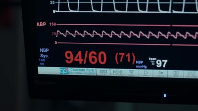 That's the best pressure
we've seen - The Resident