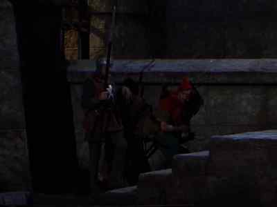 - That's the change of guard.
- I'm ready. Get back. - The Bandit of Sherwood Forest