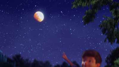 That's the Earth's shadow starting to move across the moon. - Stillwater