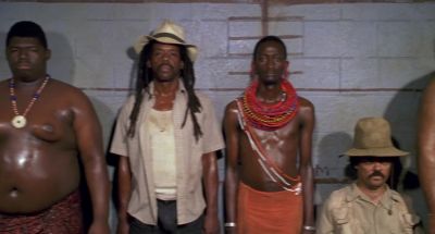 That's the guy who shot him - George of the Jungle