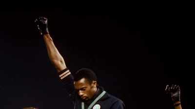 That's the Nicky Winmar image
for Australia. - The Australian Dream