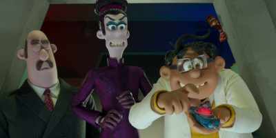 -That's the off button. [chuckles]
-[remote beeps] - Chicken Run: Dawn of the Nugget