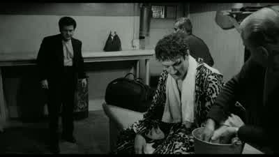 They only gave him that fuckin' decision 'cause he's going in the army next weekThat's the only reasonI knocked him down I don't know what else I gotta doWhat the hell I gotta do You won and they robbed youThey're miserable because their mothers take it - Raging Bull